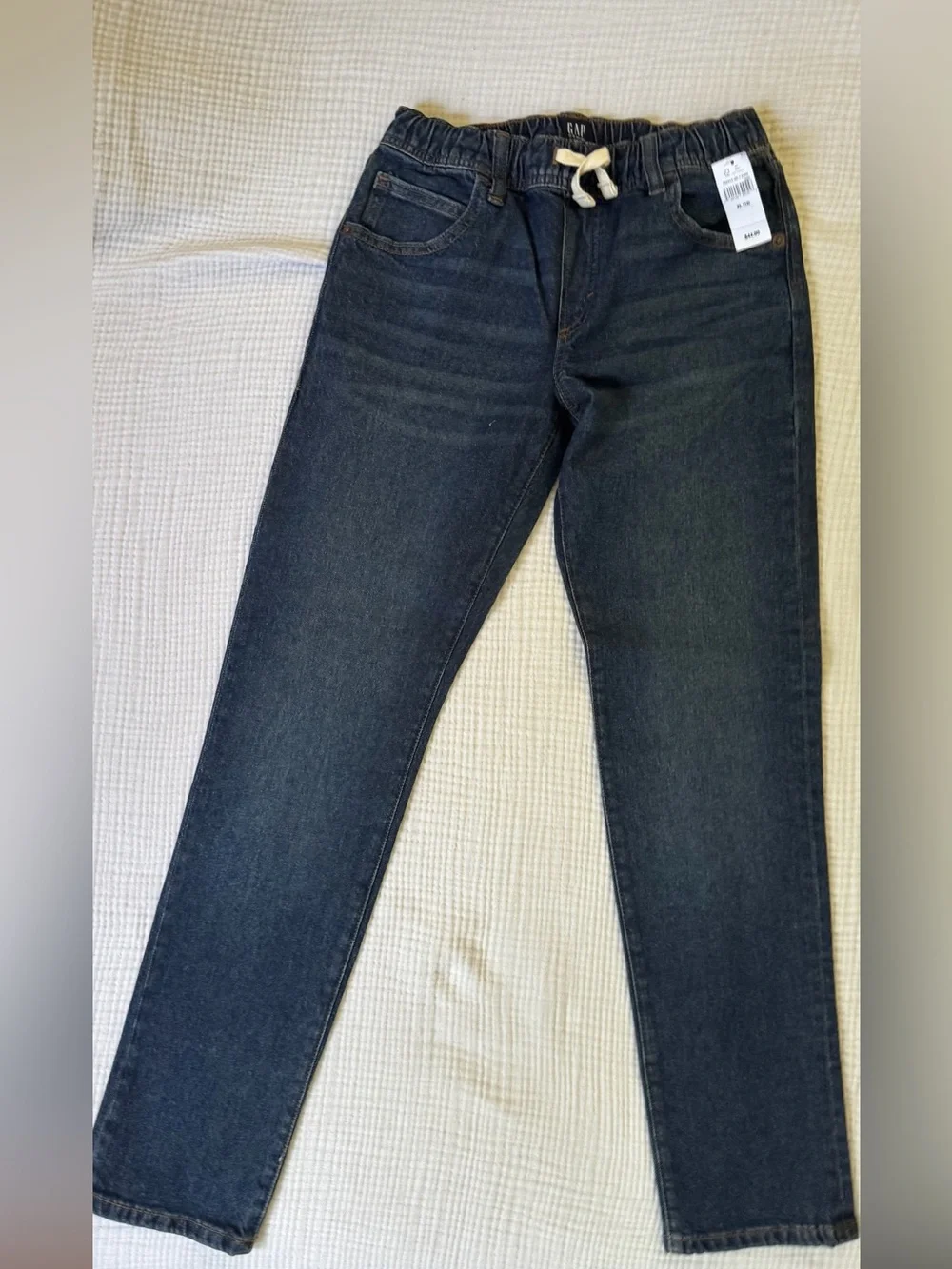 NWT Boys 12 GAP Dark Wash Denim Jogger Jeans